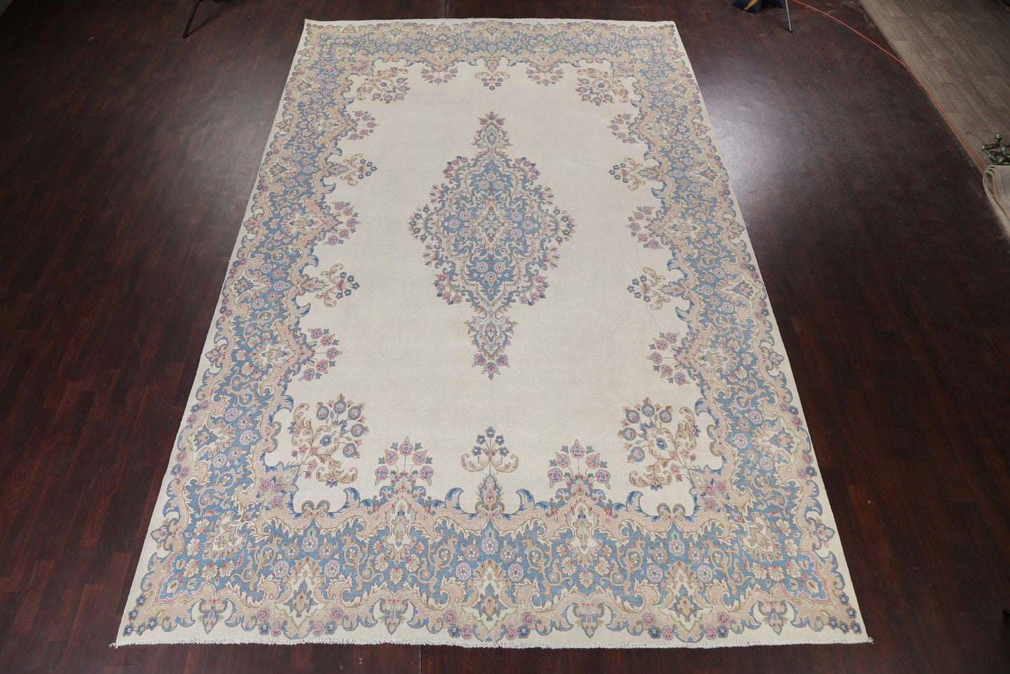 Large Vegetable Dye Kerman Persian Area Rug 10x16