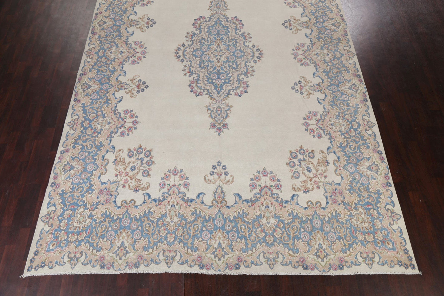 Large Vegetable Dye Kerman Persian Area Rug 10x16