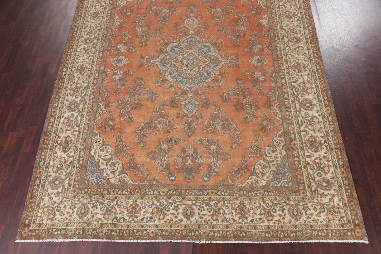 Vintage Wool Mahal Persian Area Rug 10x13