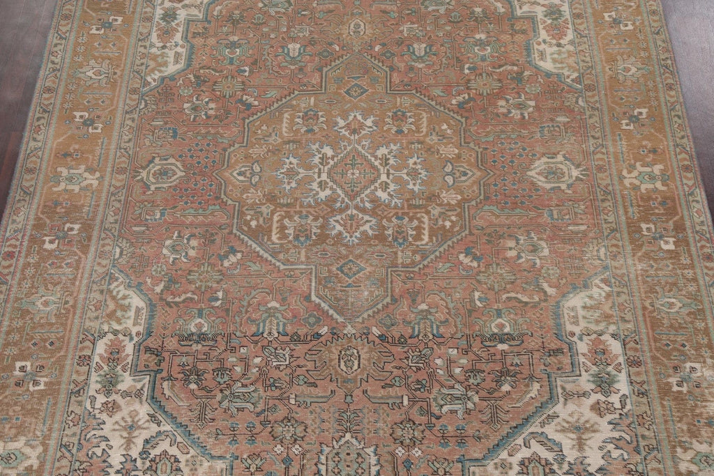 Vintage Handmade Tabriz Persian Area Rug 8x11