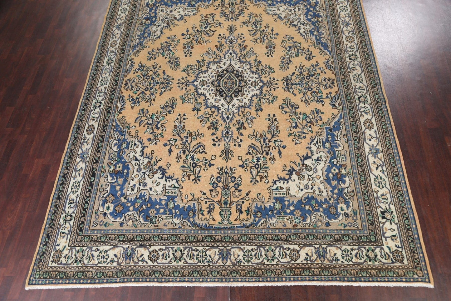 Vintage Wool Hamedan Persian Area Rug 10x13