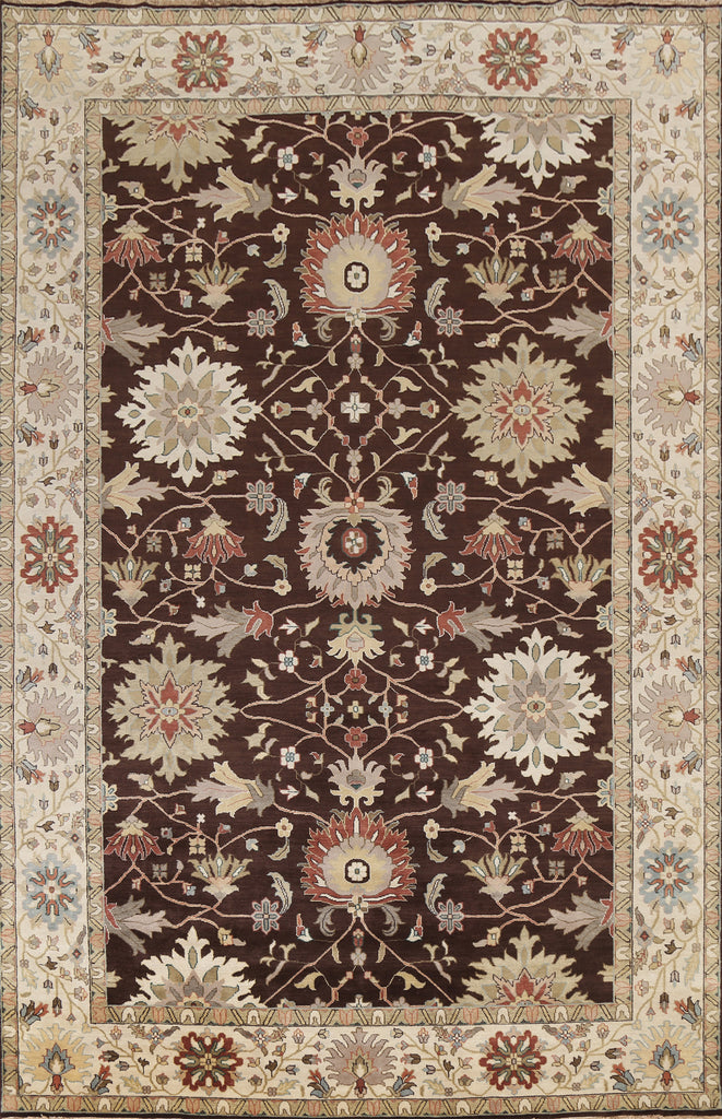 Handmade Wool Agra Oriental Area Rug 10x14