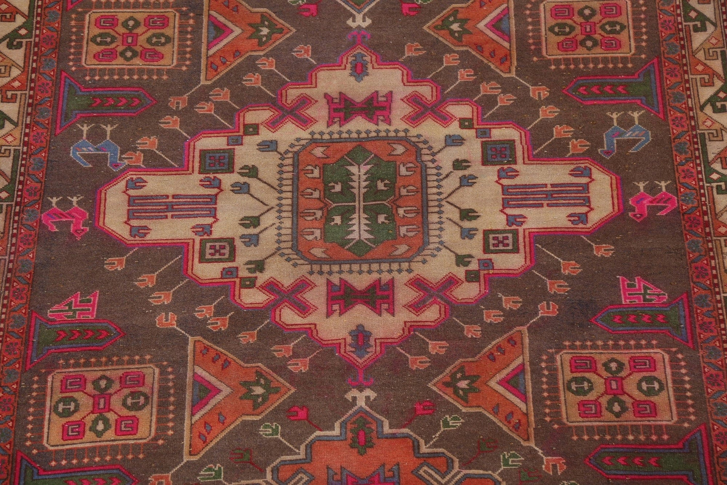 Tribal Meshkin Persian Area Rug 5x10