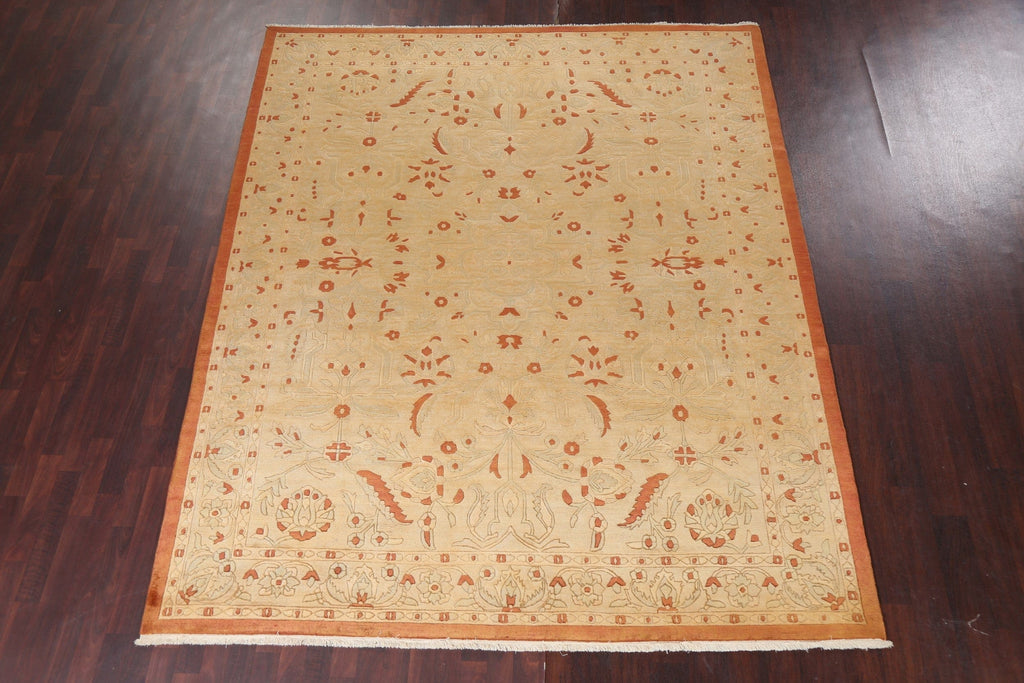 Vegetable Dye Nepalese Wool Area Rug 8x10