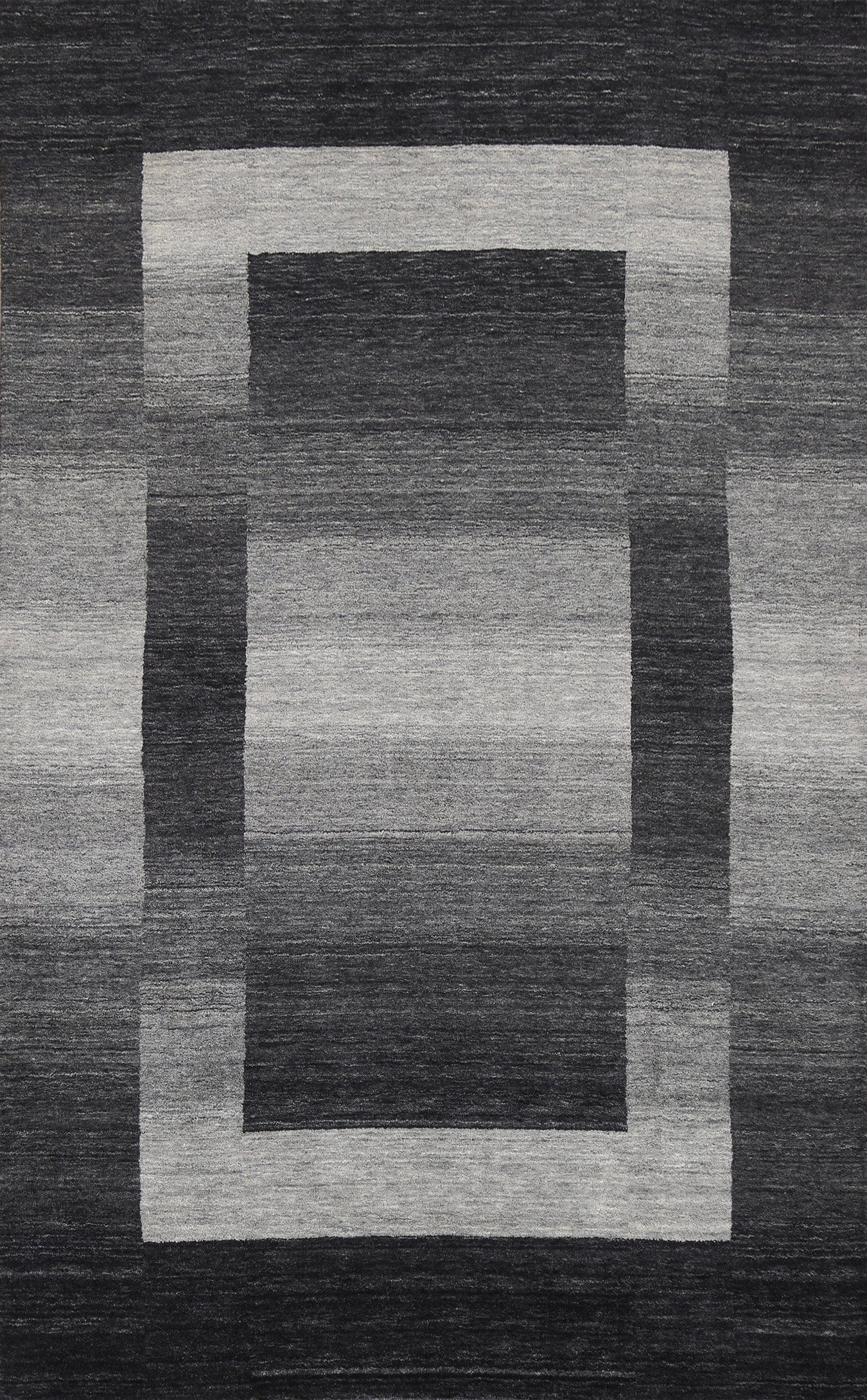 Contemporary Gabbeh Wool Area Rug 7x10