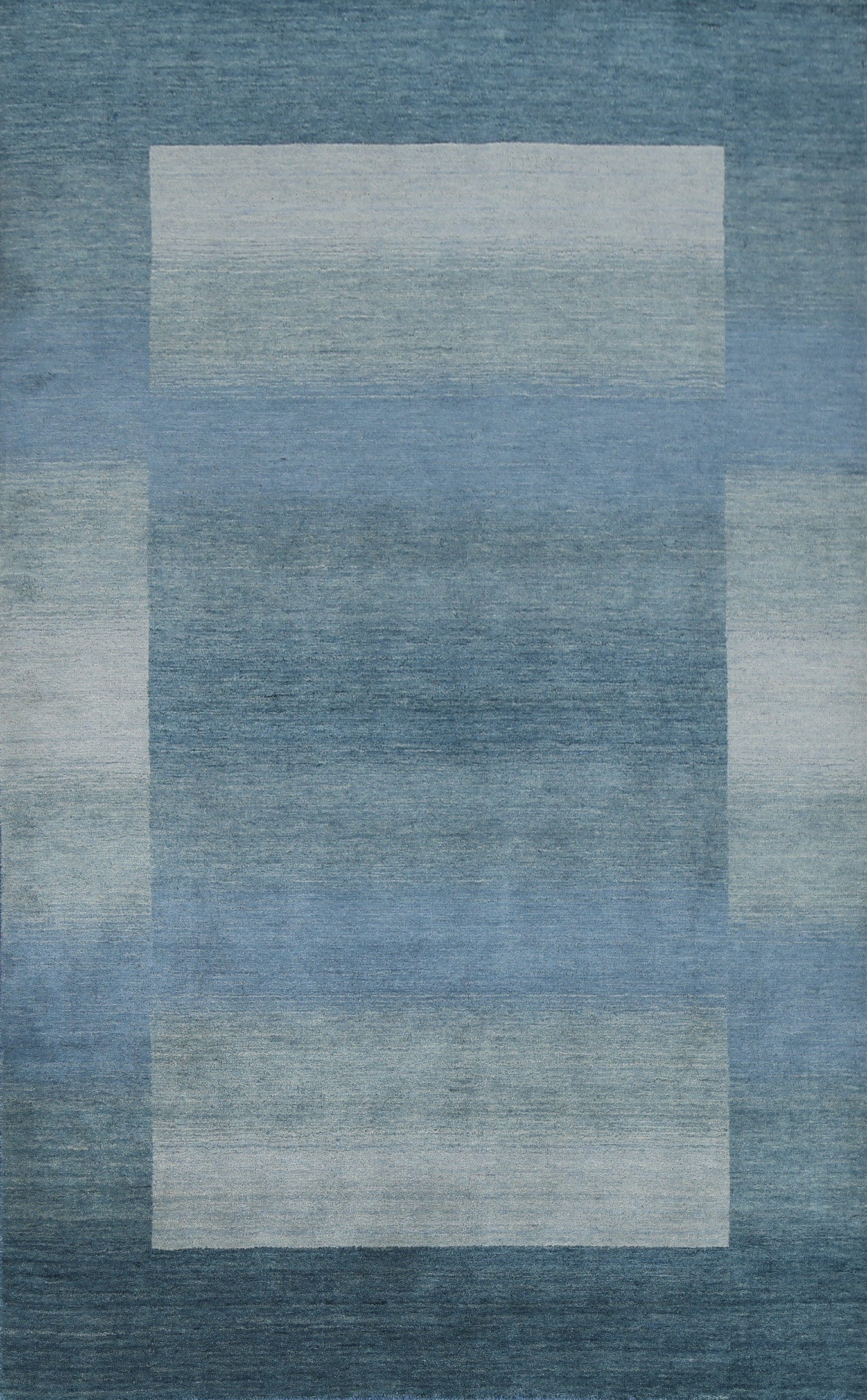 Contemporary Gabbeh Wool Area Rug 6x9