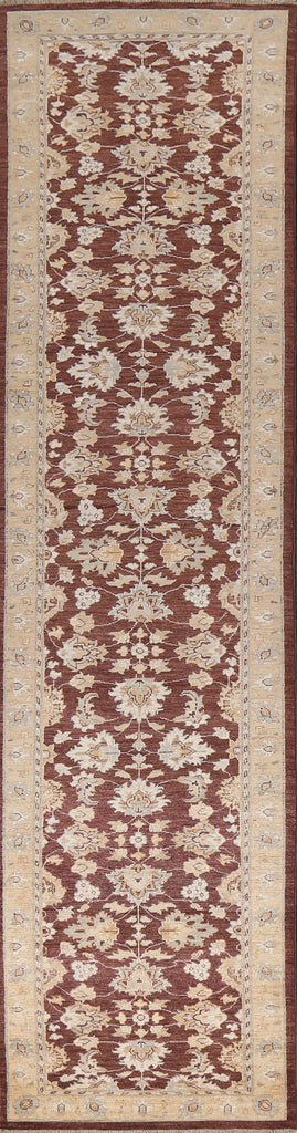 Vegetable Dye Peshawar Wool Runner Rug 3x13