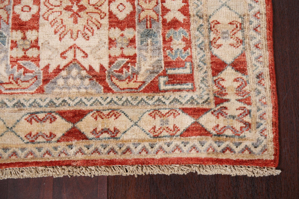 Vegetable Dye Peshawar Handmade Runner Rug 3x10