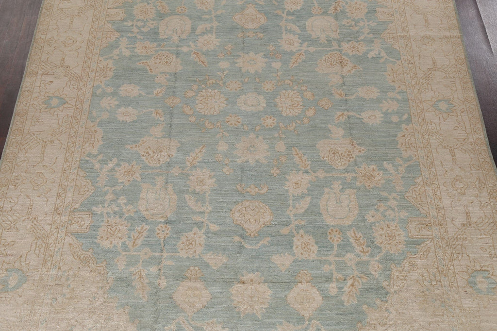 Vegetable Dye Muted Oushak Turkish Area Rug 9x12