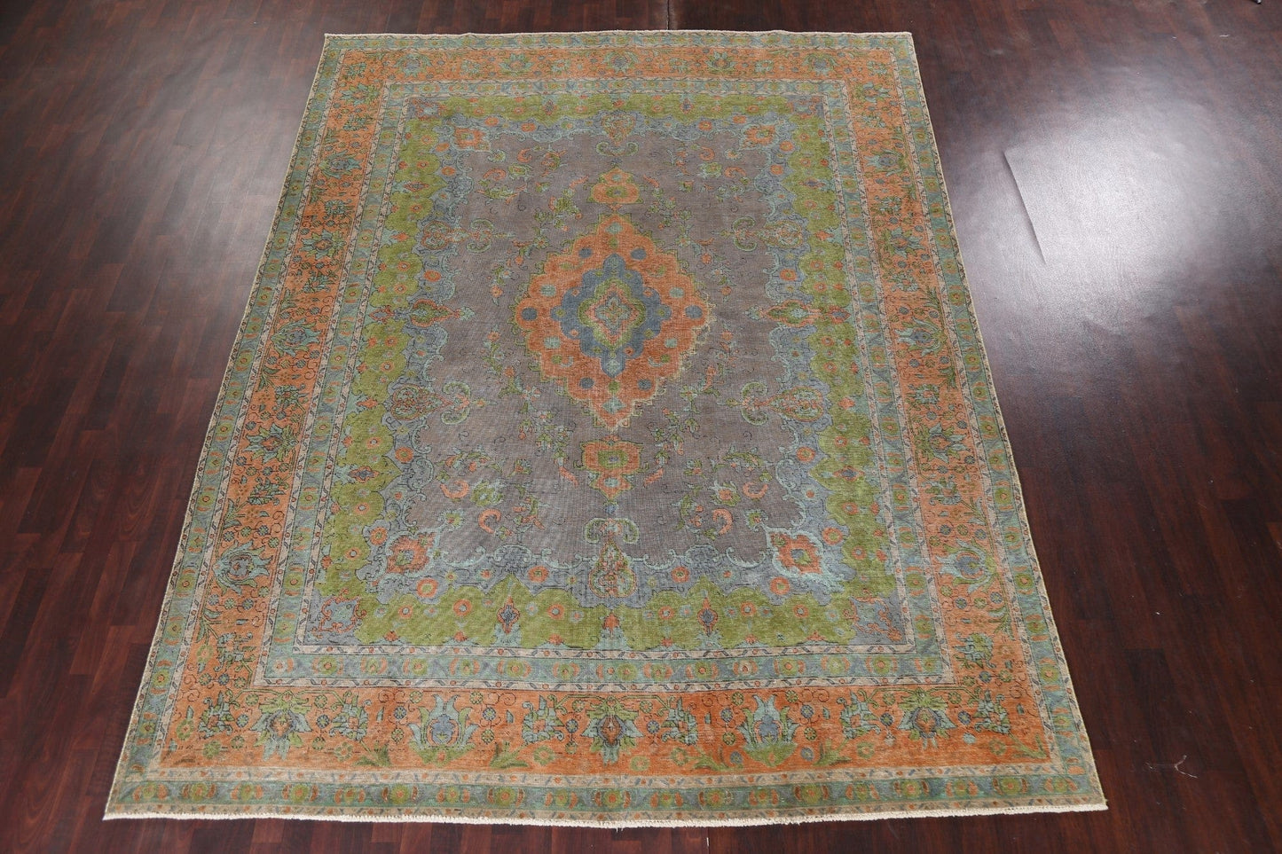 Distressed Tabriz Persian Area Rug 9x13