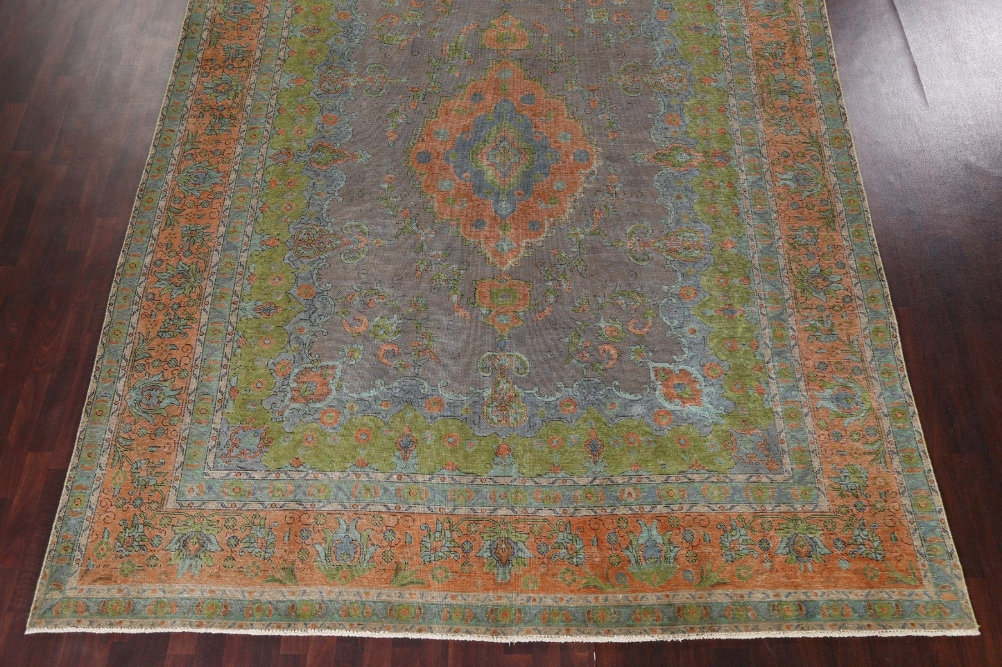 Distressed Tabriz Persian Area Rug 9x13