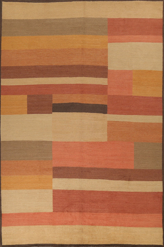 Vegetable Dye Nepalese Wool Area Rug 9x12