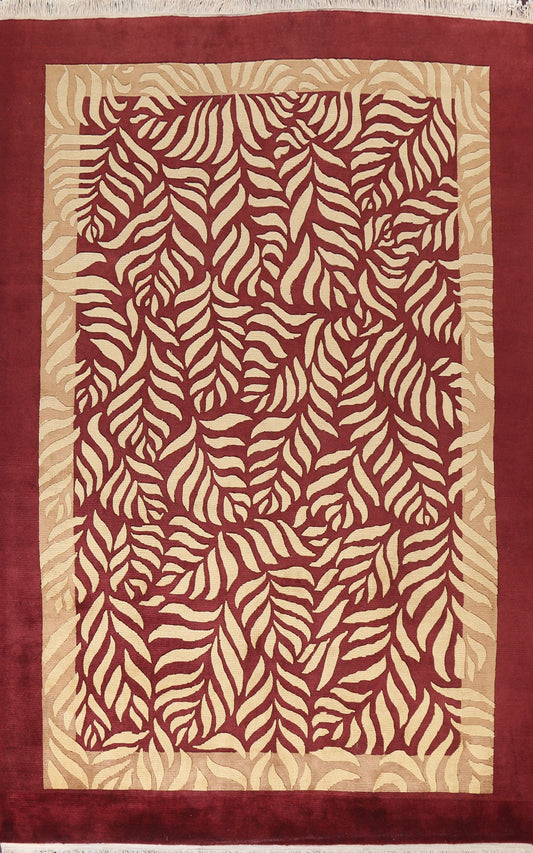 Vegetable Dye Nepalese Oriental Area Rug 9x12