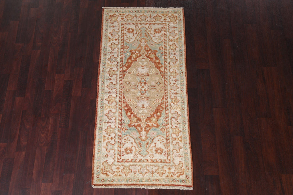 Vegetable Dye Oushak Turkish Rug 3x6