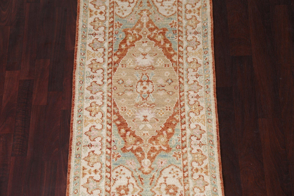 Vegetable Dye Oushak Turkish Rug 3x6