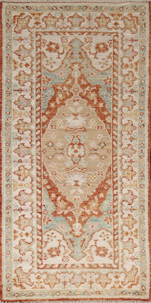 Vegetable Dye Oushak Turkish Rug 3x6