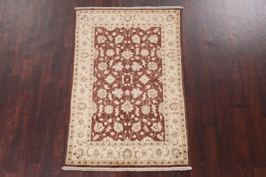 Vegetable Dye Chobi Peshawar Wool Rug 3x5