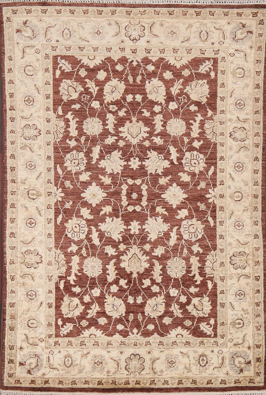 Vegetable Dye Chobi Peshawar Wool Rug 3x5