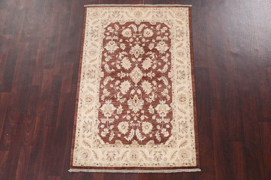 Vegetable Dye Chobi Peshawar Handmade Rug 3x5