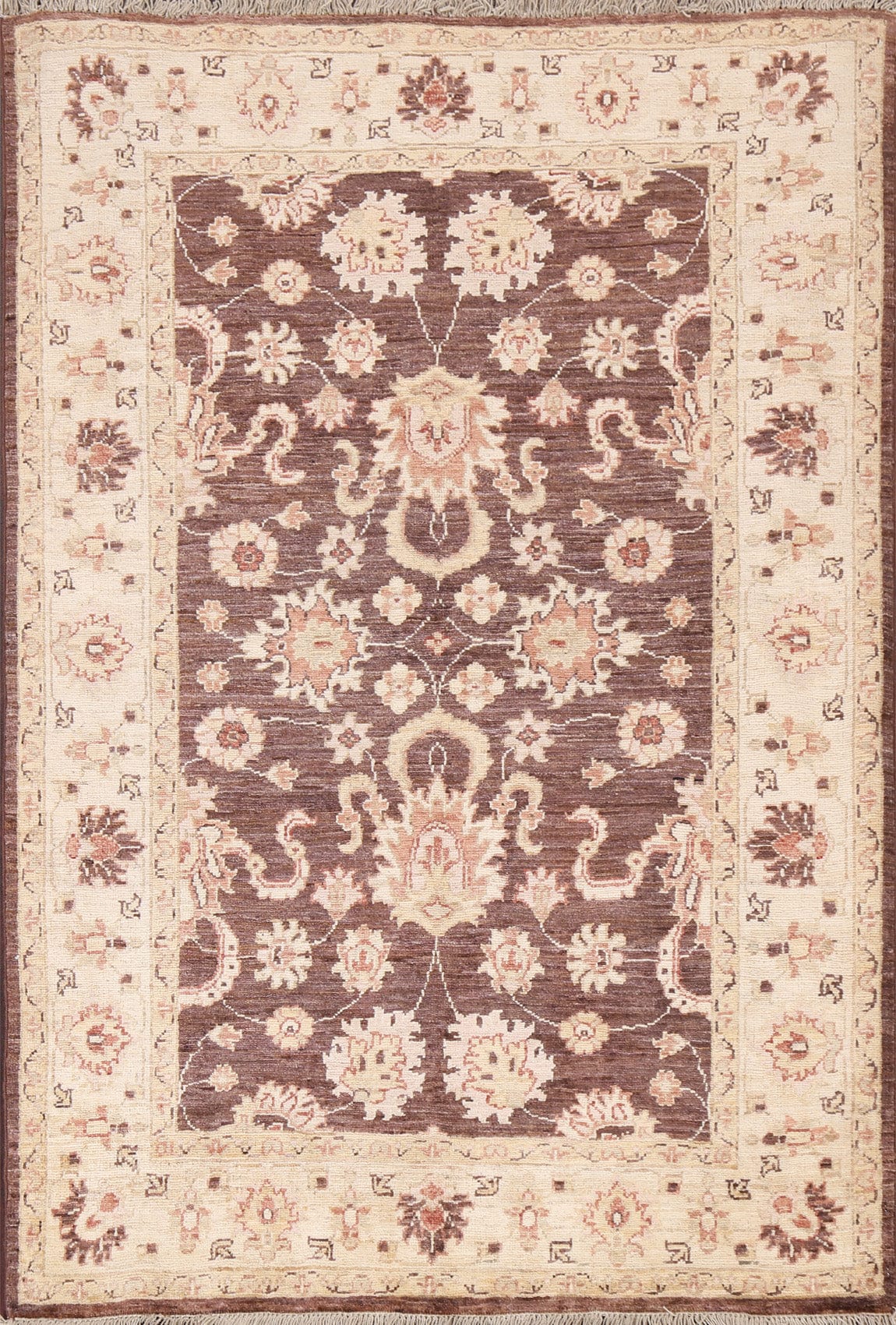 Vegetable Dye Chobi Peshawar Handmade Rug 3x5