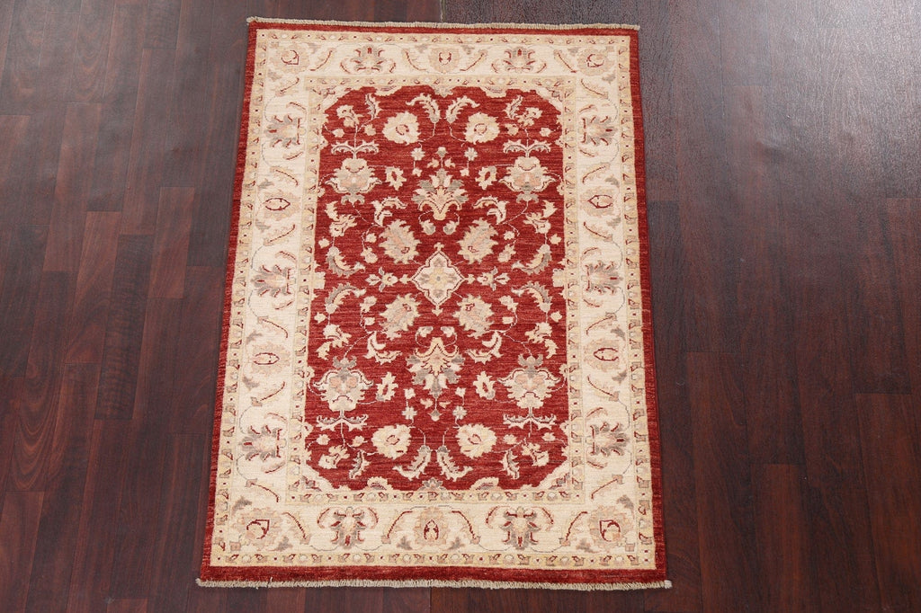 Vegetable Dye Chobi Peshawar Handmade Wool Rug 3x5