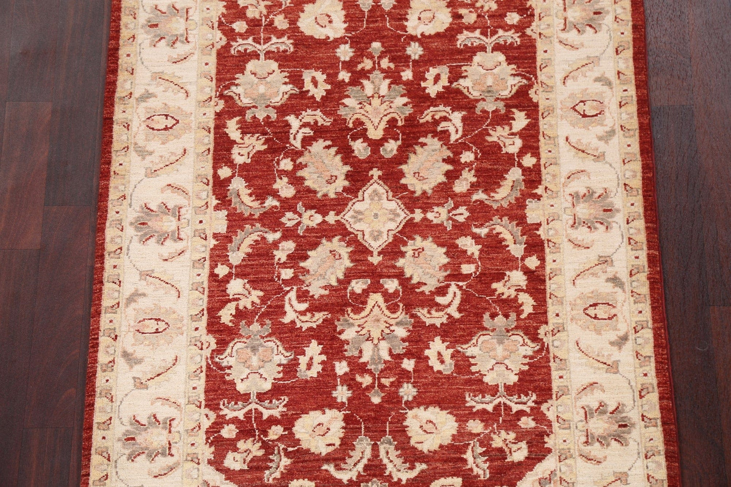 Vegetable Dye Chobi Peshawar Handmade Wool Rug 3x5