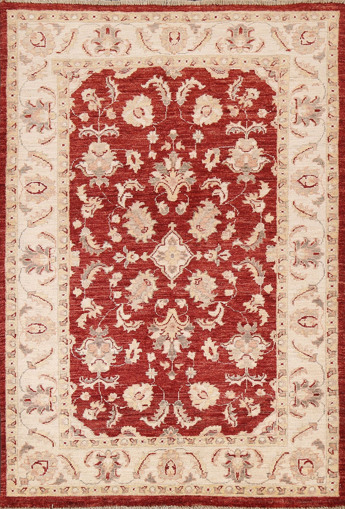 Vegetable Dye Chobi Peshawar Handmade Wool Rug 3x5