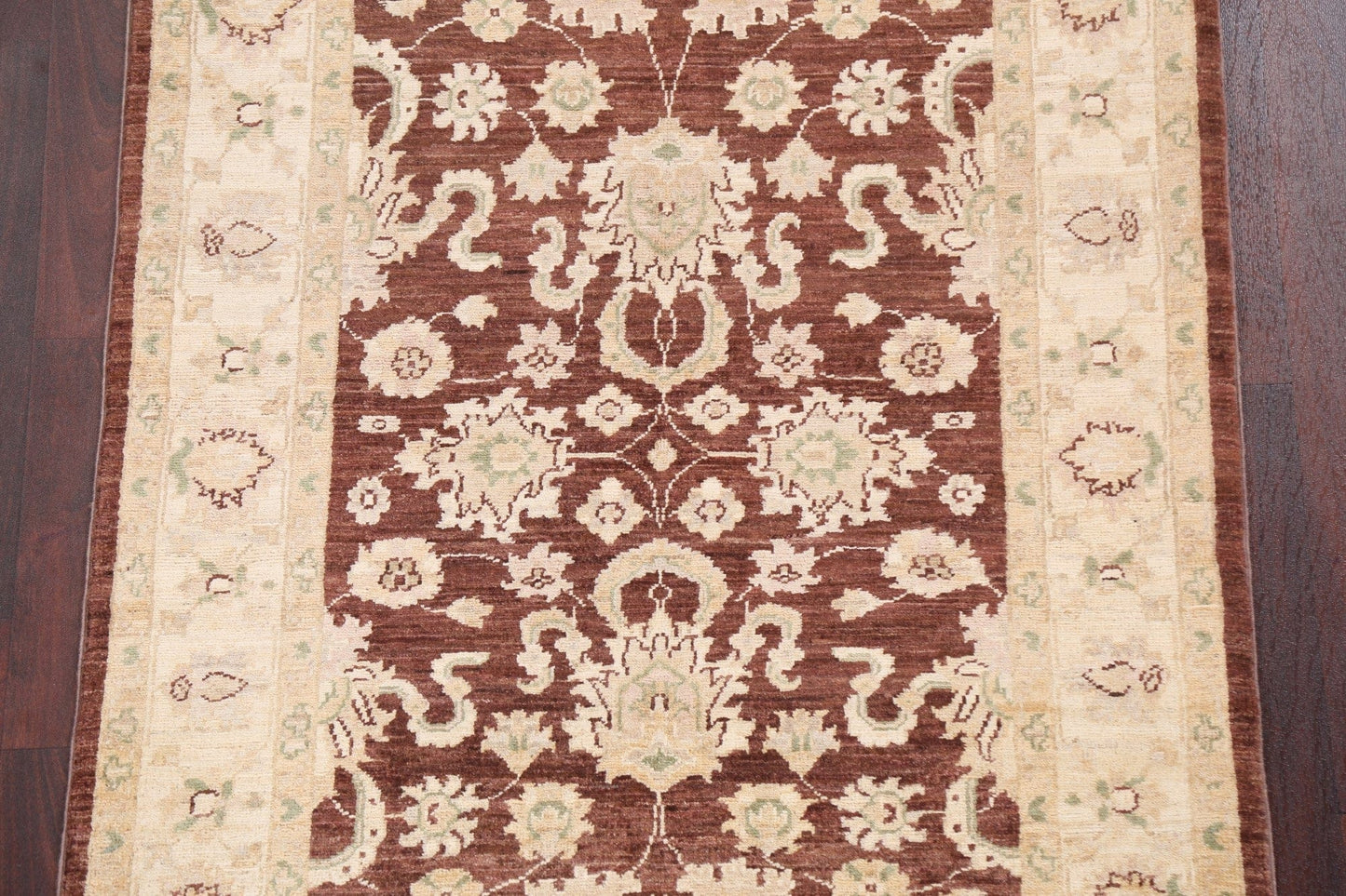 Vegetable Dye Chobi Peshawar Handmade Wool Rug 3x5