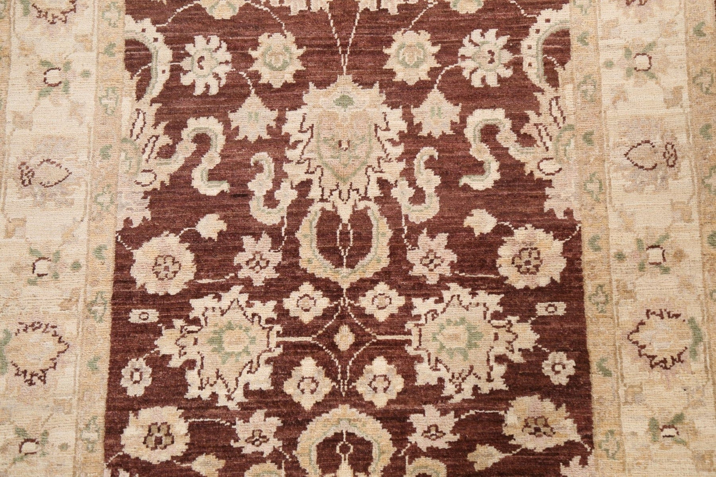 Vegetable Dye Chobi Peshawar Handmade Wool Rug 3x5