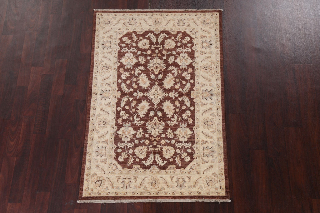 Vegetable Dye Chobi Peshawar Handmade Rug 3x5