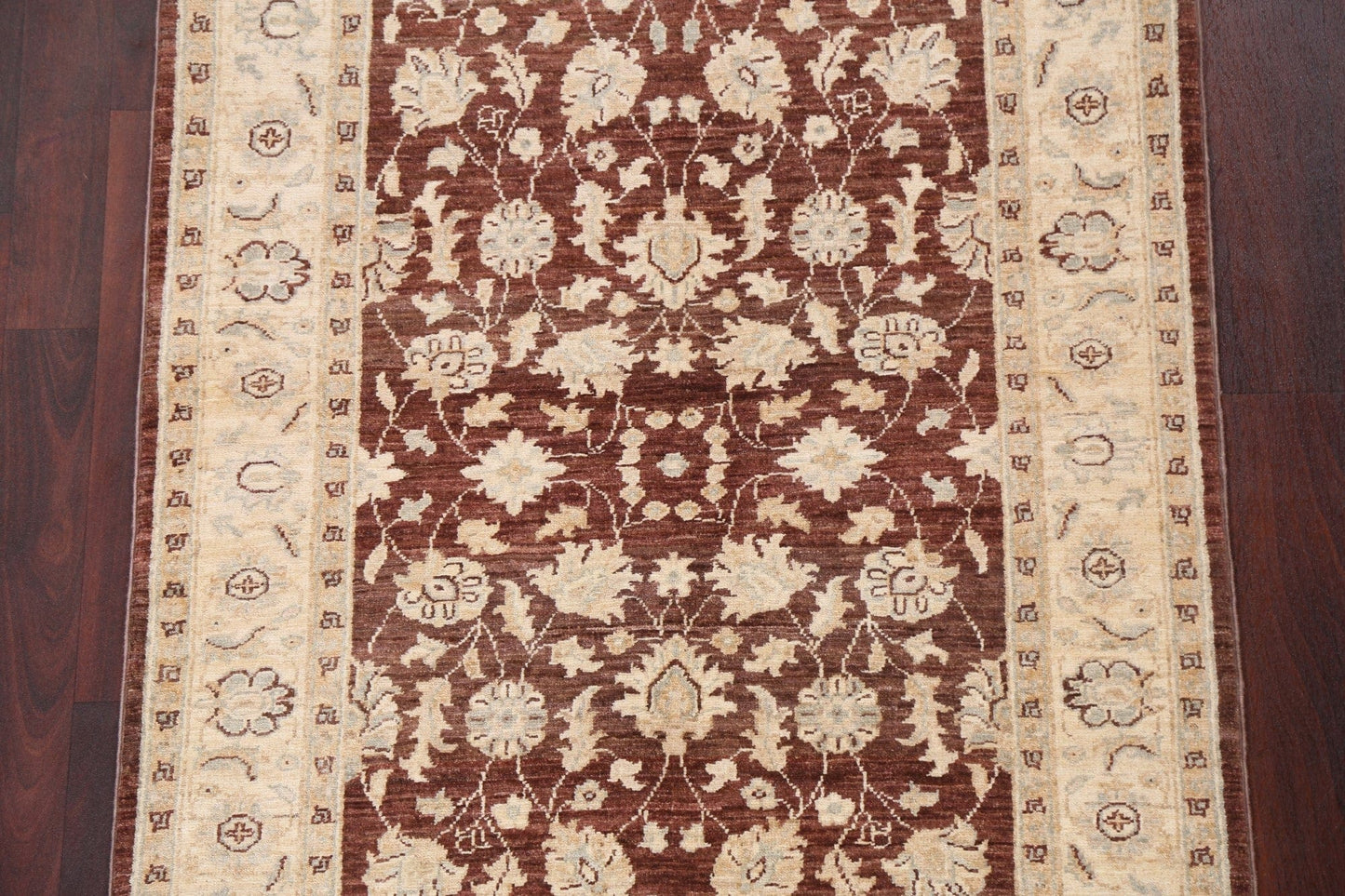 Vegetable Dye Chobi Peshawar Wool Rug 3x5