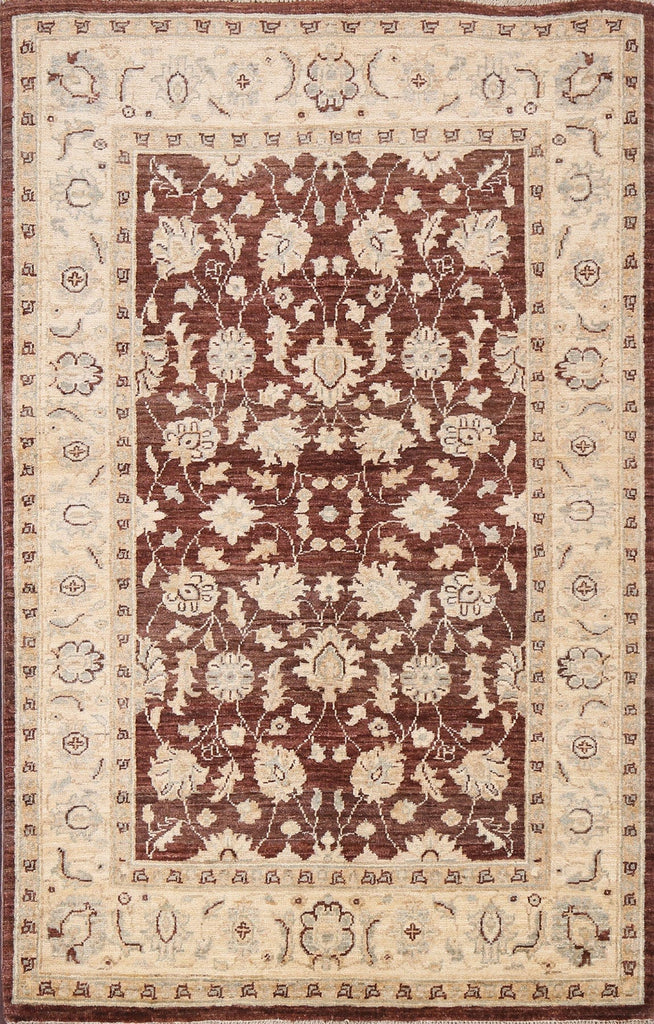 Vegetable Dye Chobi Peshawar Wool Rug 3x5