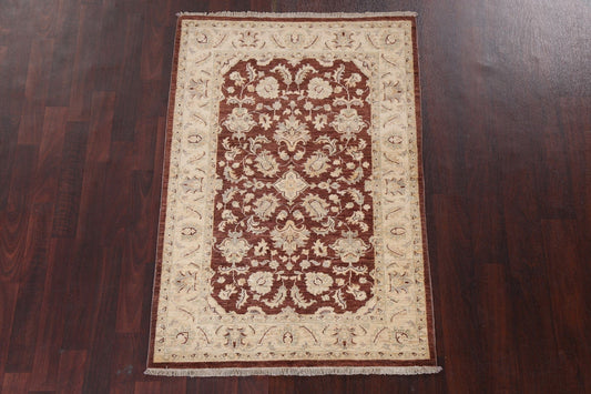 Vegetable Dye Chobi Peshawar Handmade Wool Rug 3x5