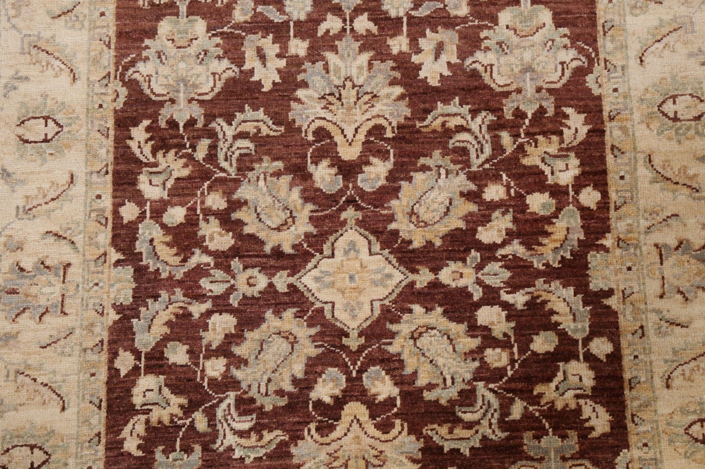 Vegetable Dye Chobi Peshawar Handmade Wool Rug 3x5