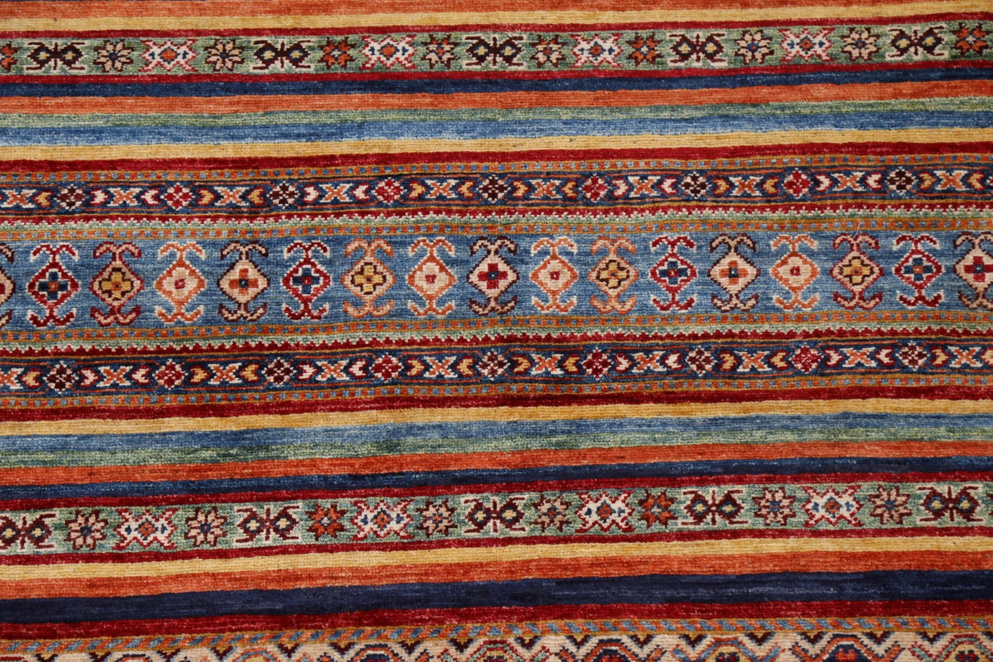 Vegetable Dye Kazak Handmade Rug 3x5