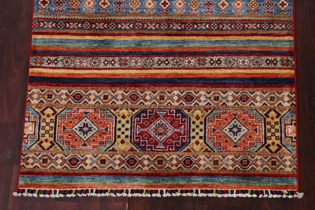 Vegetable Dye Kazak Handmade Rug 3x5