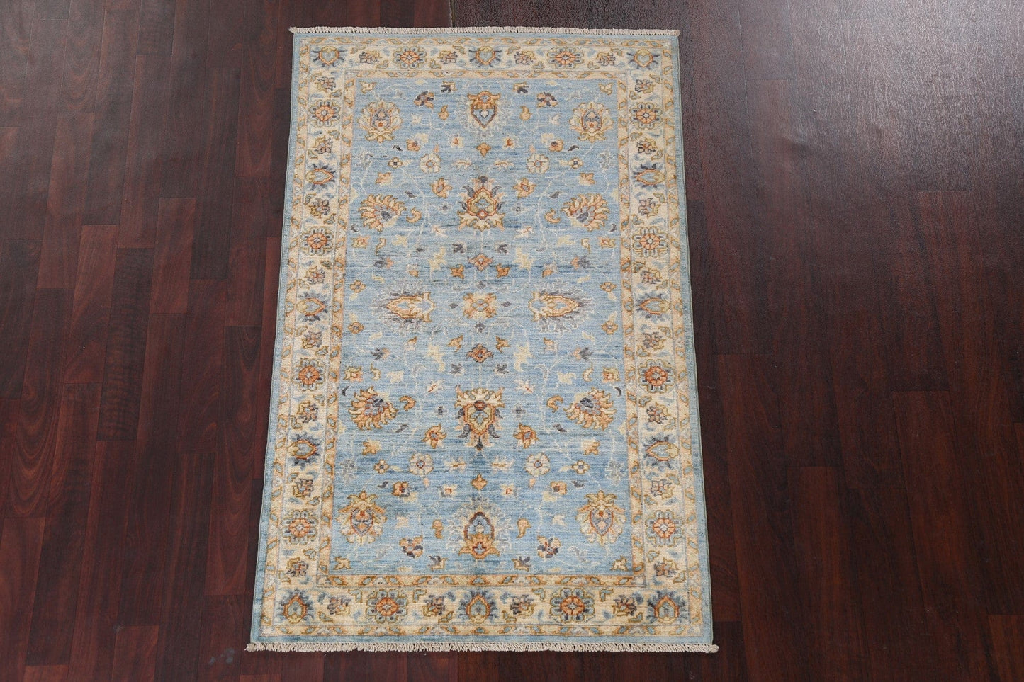 Vegetable Dye Chobi Peshawar Handmade Wool Rug 3x5