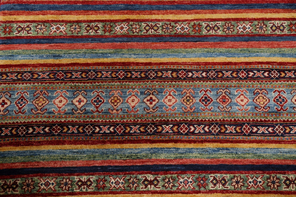 Vegetable Dye Tribal Kazak Wool Handmade Rug 3x5