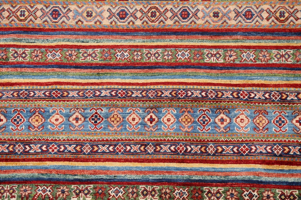 Vegetable Dye Kazak Wool Handmade Rug 3x5