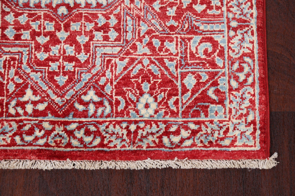 Vegetable Dye Kazak Wool Handmade Rug 3x4