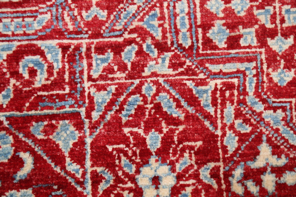 Vegetable Dye Kazak Wool Handmade Rug 3x4