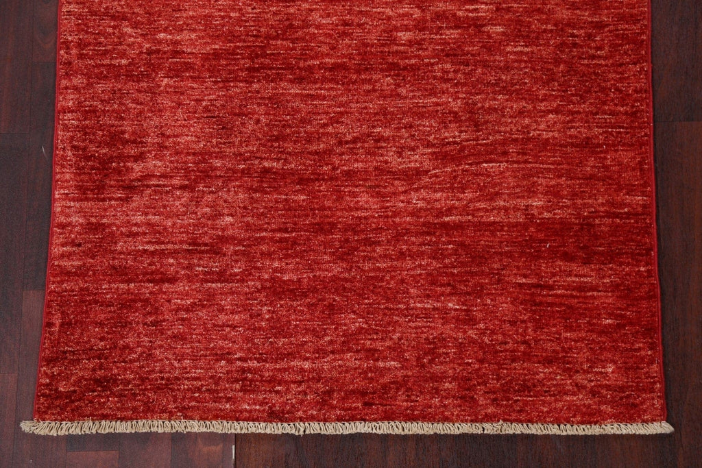 Red Gabbeh Kashkoli Wool Area Rug 3x6