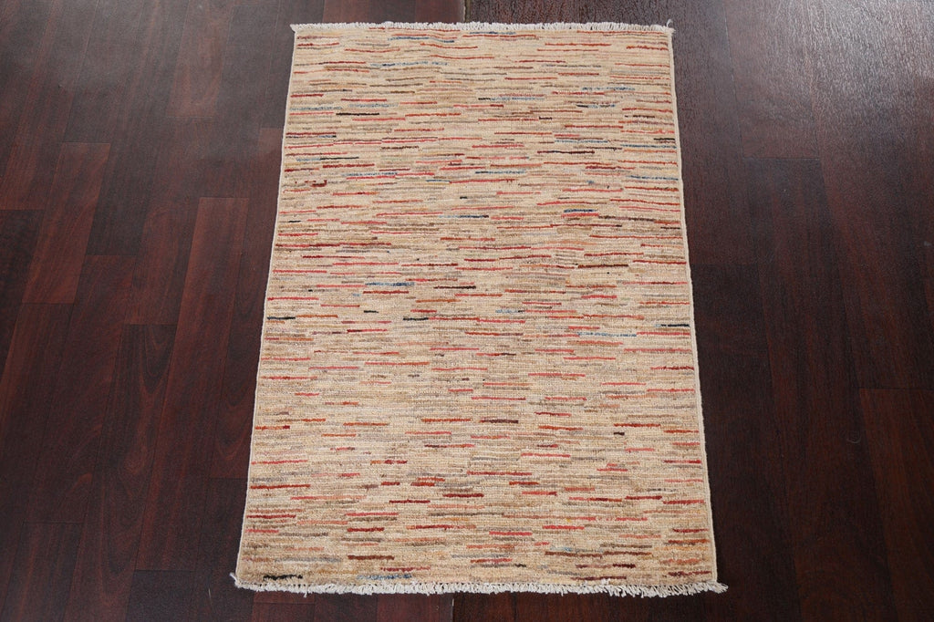 Contemporary Gabbeh Kashkoli Handmade Rug 2x3