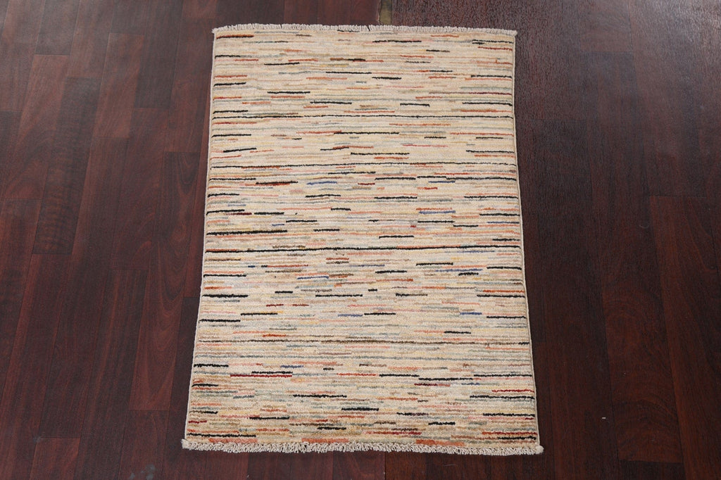 Modern Gabbeh Kashkoli Handmade Rug 2x3