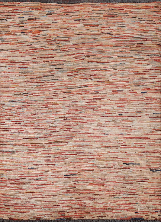 Contemporary Gabbeh Kashkoli Handmade Rug 3x4