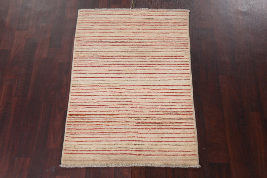 Contemporary Gabbeh Kashkoli Handmade Rug 3x4