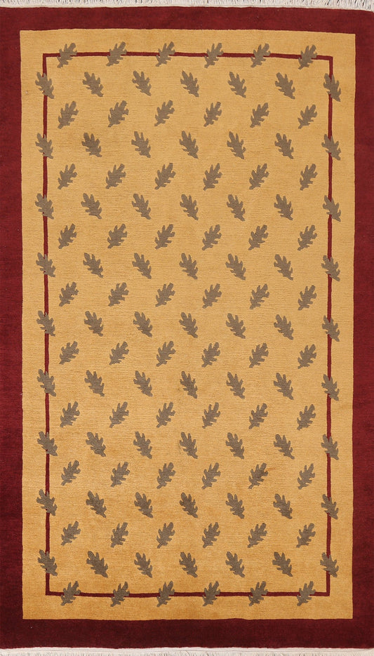 Vegetable Dye Nepalese Wool Area Rug 6x9