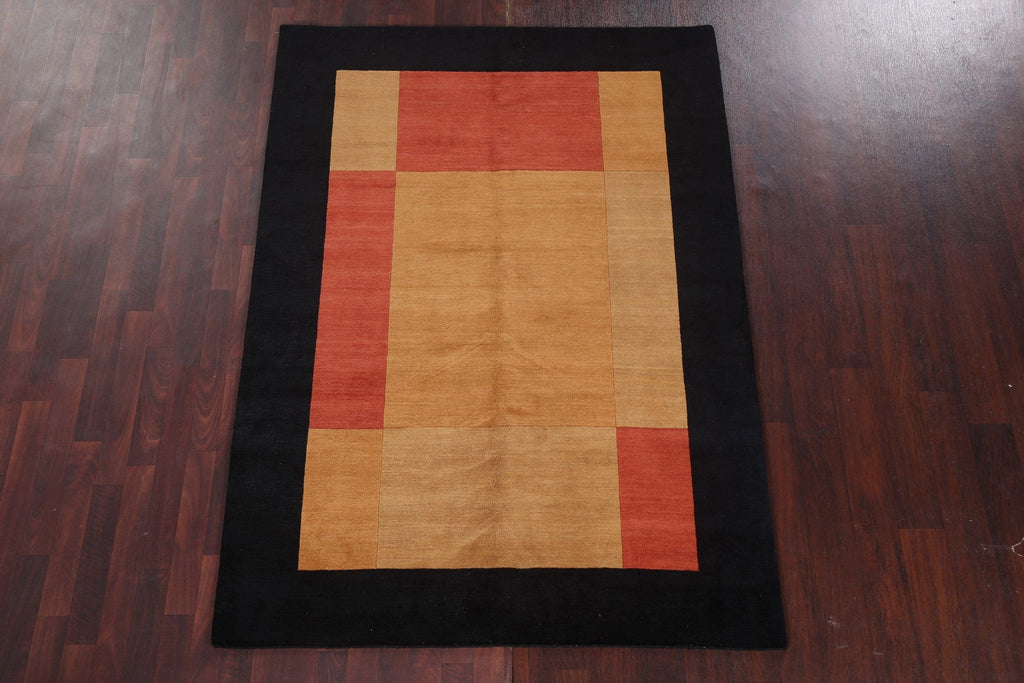 Vegetable Dye Nepalese Wool Area Rug 5x7