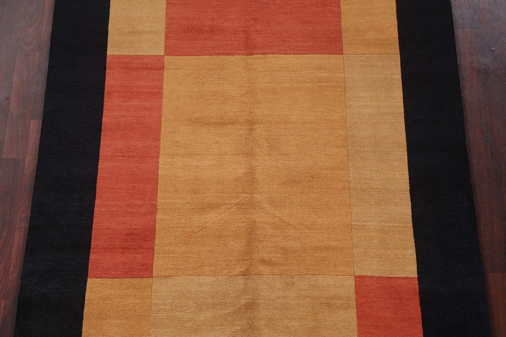 Vegetable Dye Nepalese Wool Area Rug 5x7