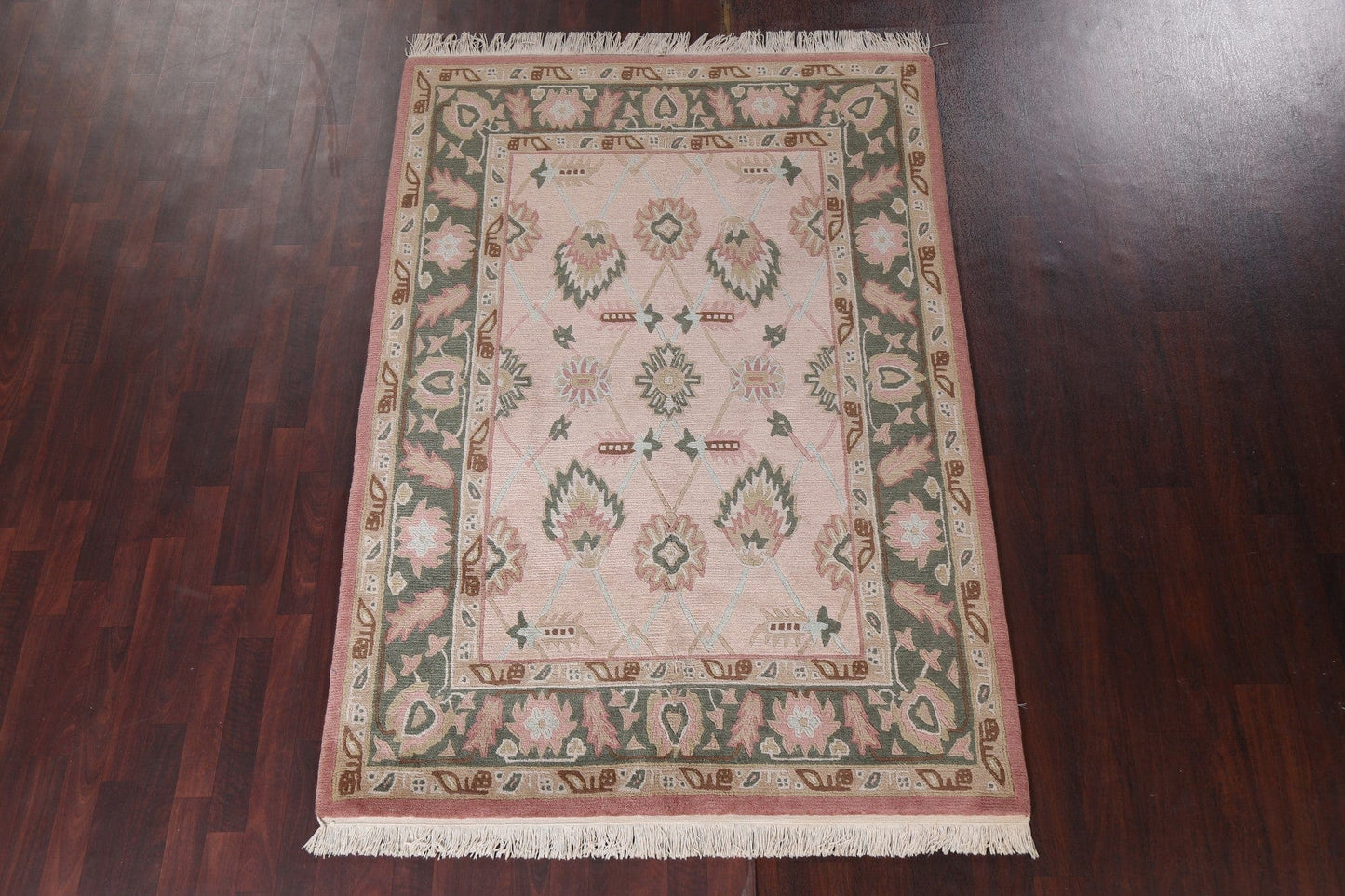 Vegetable Dye Nepalese Oriental Area Rug 5x7